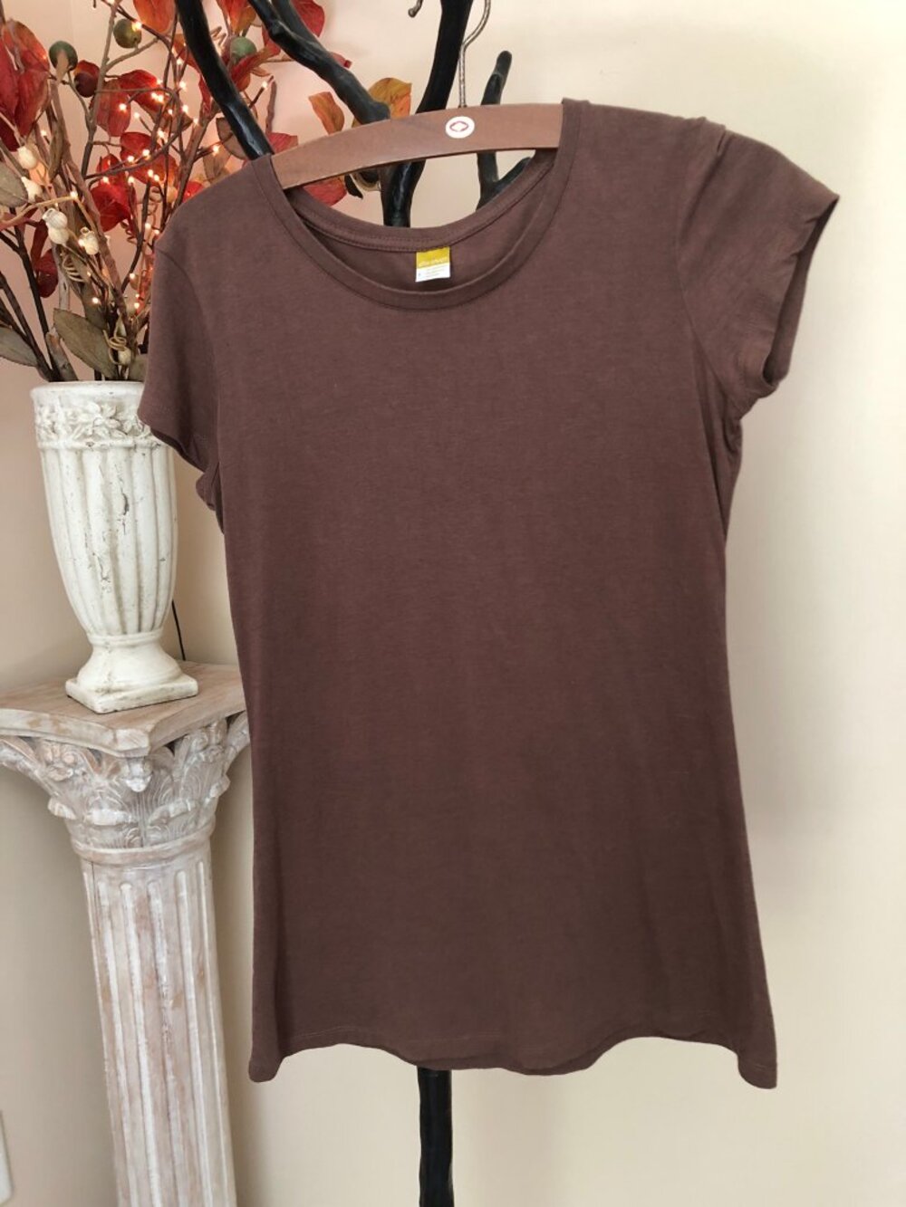 Onno S brown t-shirt longer length